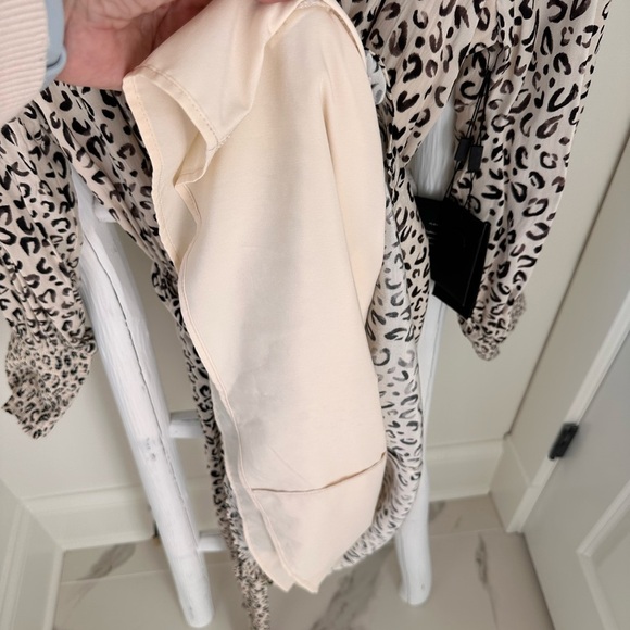 11 Honore Collection Valentina Animal Print Skater Dress SZ 14 - Picture 14 of 16